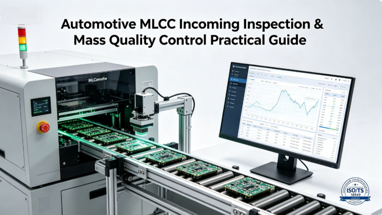 As the core passive components of new energy vehicle electronic control systems, automotive MLCC quality consistency directly determines the reliability of the whole vehicle electronic system. Even 0.1% batch latent defects may cause massive after-sales i